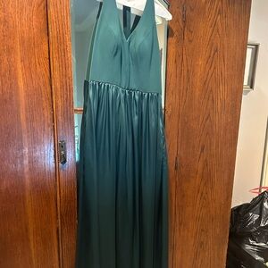 Green bridesmaid dress